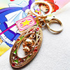 Magic Card Girl Sakura Kuros Tarot keychain Hundred Varic Sakura Key Buckle Pendant Jewelry Magic Array Sale