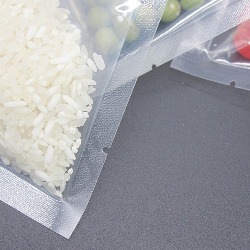 Transparent plastic bag, glossy surface vacuum bag, three-side sealed flat pocket, meat product cooked food preservation inner bag, laminated food bag