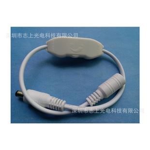 Fan type online dimmer manual knob switch PWM stepless dimming 12V24V module light bar dimmer 6A