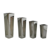 Metal hotel flowerpot stainless steel for office, decorations, jewelry, wholesale