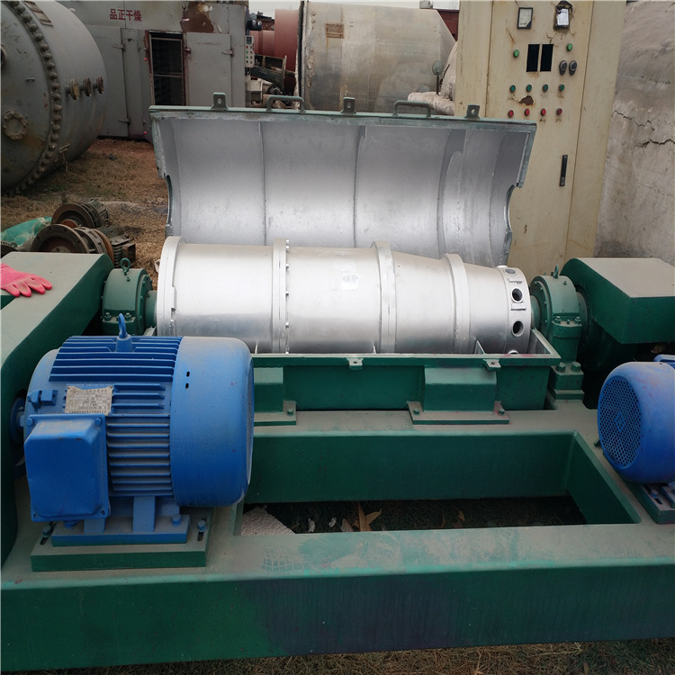 二手卧螺离心机二手750型卧式螺旋沉降离心机重庆江北卧螺离心机