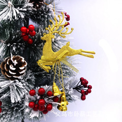 Christmas Reindeer Bell Ornament Christmas Deer Christmas Tree Reindeer Decoration Manufacturer Direct Christmas Holiday Decorations