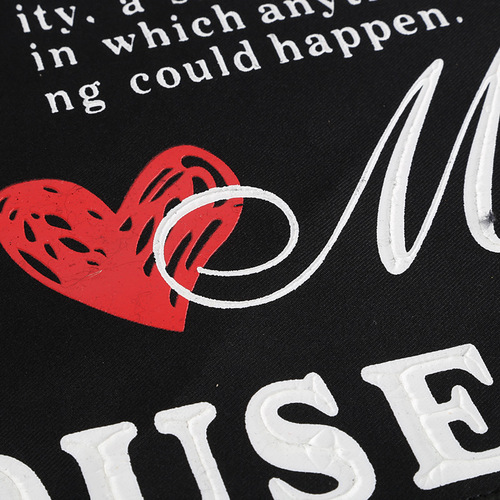 Factory direct letter printing clothing accessories T-shirt large icon patch stickers heat transfer large three-dimensional printed cloth label