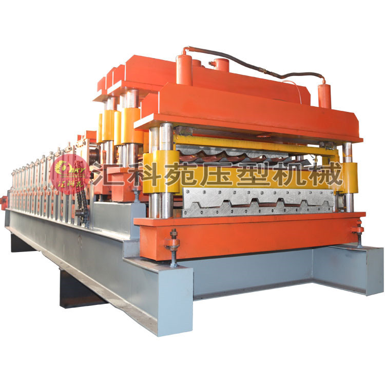 供应双层琉璃瓦彩钢压瓦机 屋面墙面琉璃瓦压型设备 一机三用
