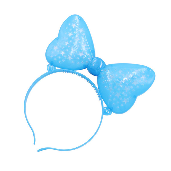 children's flashing headband with bow
