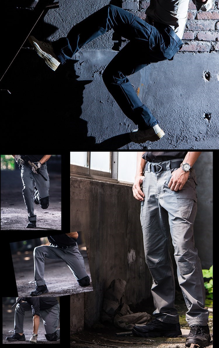 672g Weight Sleeveless Sleeve Length Men's Outdoor Extreme Challenge Casual Solid Color Full Length Cargo Pants