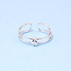 Jewelry, fresh ring, Japanese and Korean, simple and elegant design, on index finger, internet celebrity