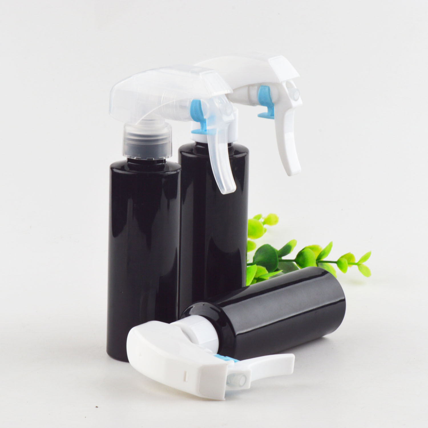 120ML毫升黑色平肩手扣式喷雾瓶分装瓶细雾喷头清洁喷瓶浇花瓶