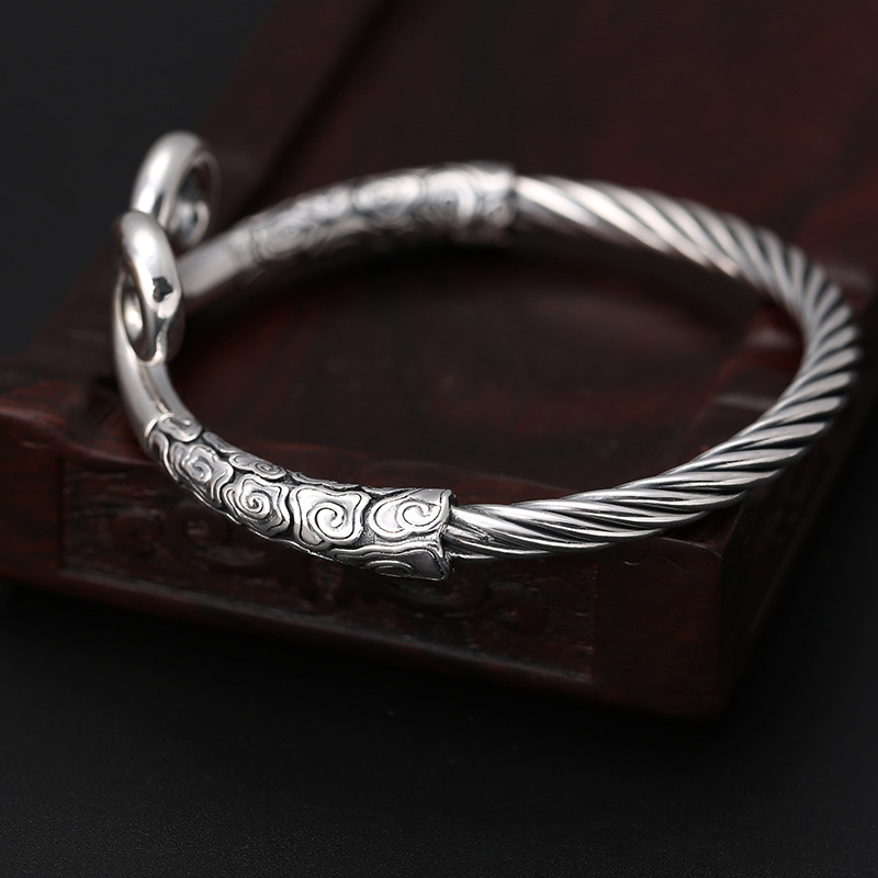 fashionable silver bracelet