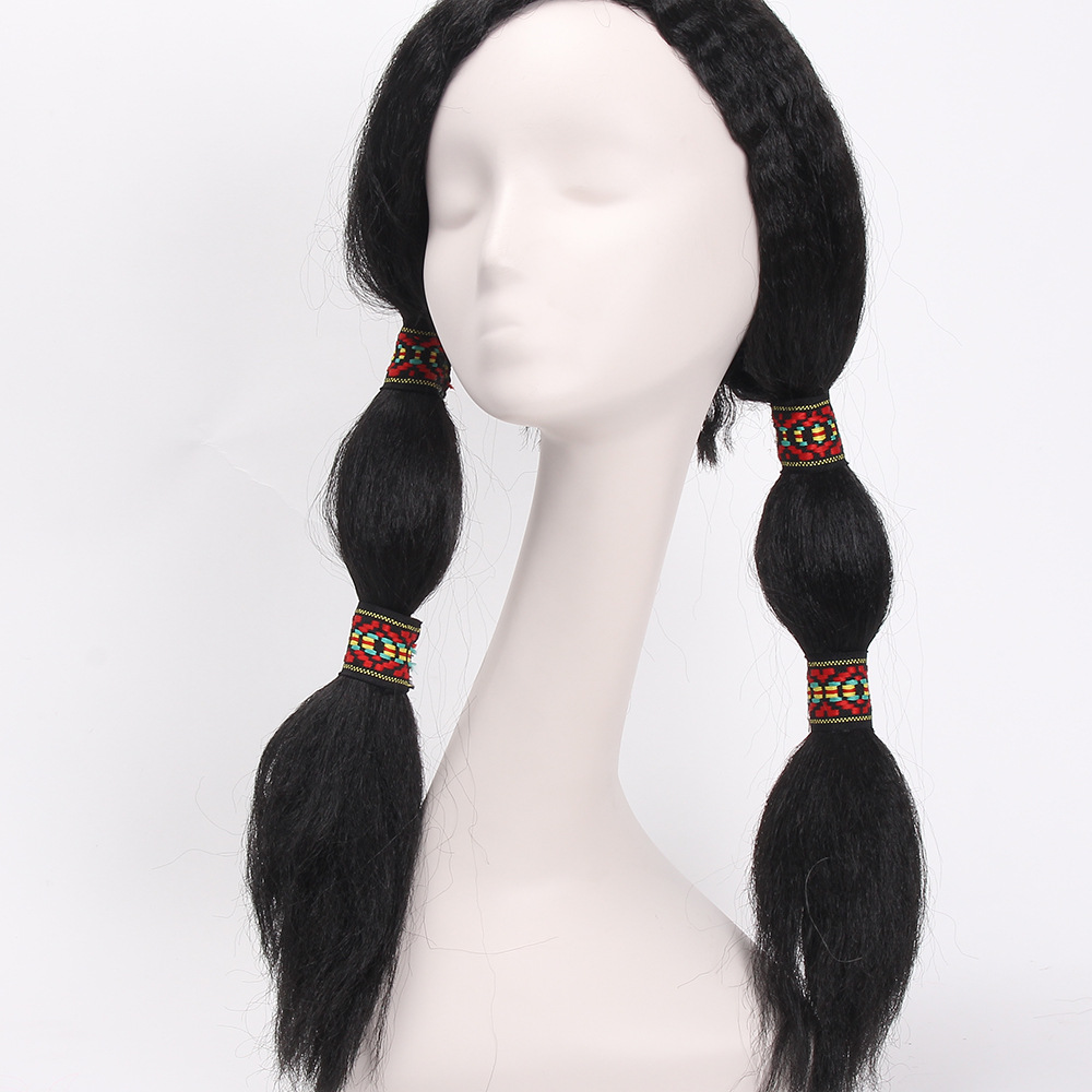 Newlook IMG-0128 nueva moda peluca de pelo largo peluca de vacaciones peluca de entrenamiento