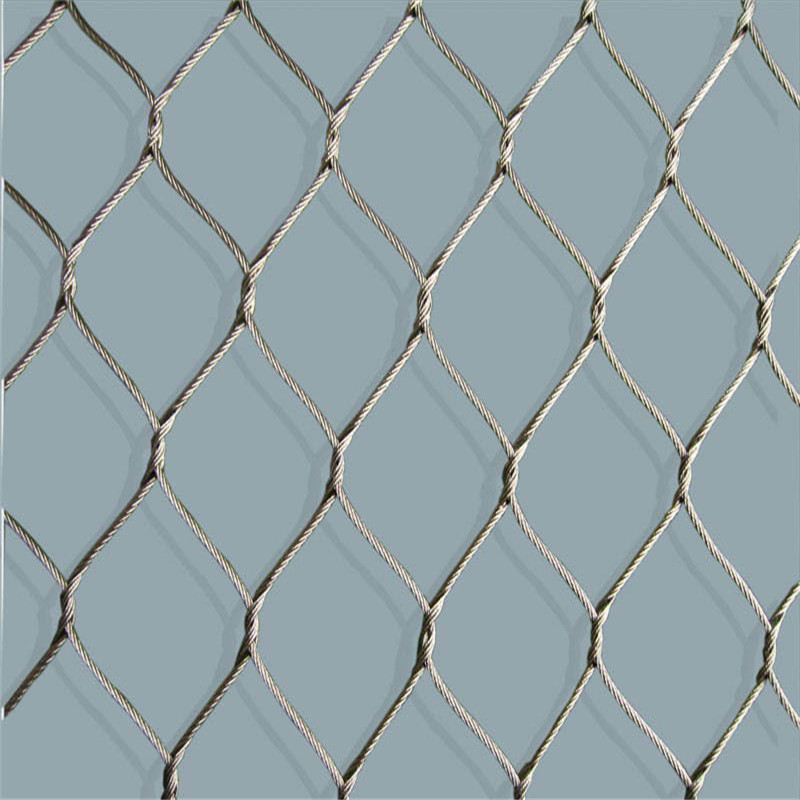 四川防鸟网 鸟笼专用防护网 不锈钢防坠网动物园钢丝防护网