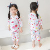 summer Explosive money men and women Children's clothing Cotton silk Underwear suit children Home Furnishings suit baby pajamas Air conditioning service wholesale