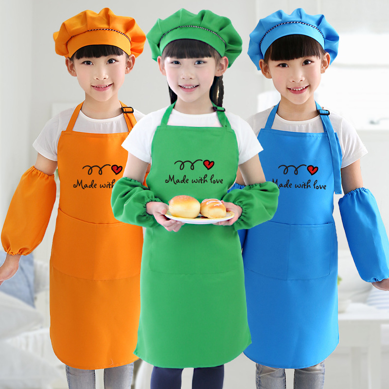 Pintura de los niños ropa kindergarten arte delantal pintura horneado actividad ropa 61 regalo de vacaciones