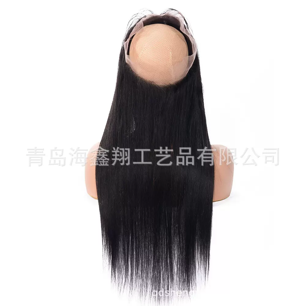 360假发头套  100%真人发 厂家直供  DW  BW  直发假发 360假发