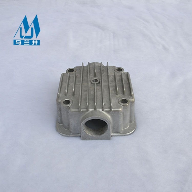 定做加工各类铝浇铸件 空压机缸盖 气泵空压机缸盖配件铸铝件加工