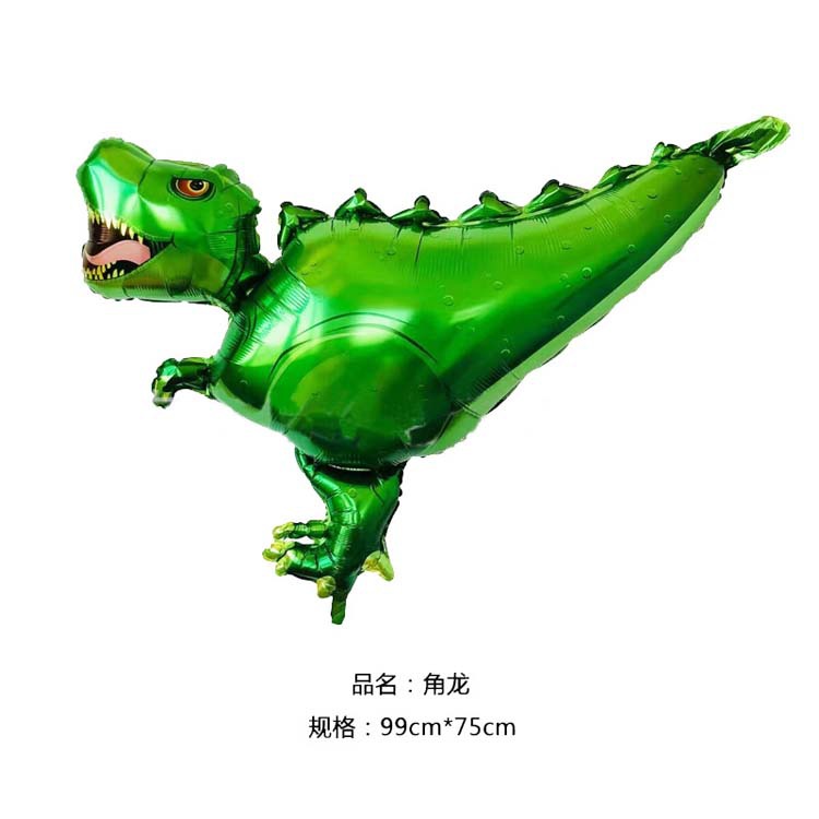 Dinosaur Party Theme Decoration Tyrannosaurus Velociraptor Giraffe Foil Balloon display picture 4