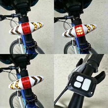 转向骑行灯USB充电自行车转向灯无线遥控单车滑板车尾灯 厂家供应