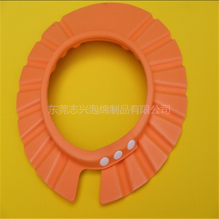 生产热压eva成型制品 热压浴帽 PE冷压泡棉泡绵制品 减震海绵内衬