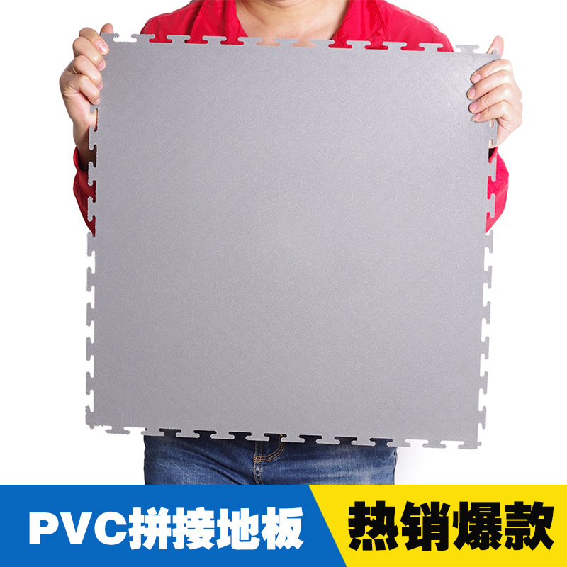 5.0車間用拼接工業地板防滑耐磨墊PVC工業地板汽車維修車間軟地磚