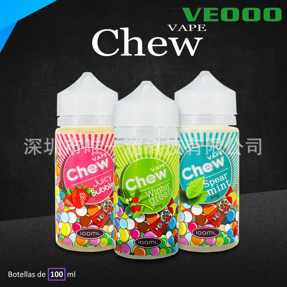 Vape Chew美国大烟雾电子烟烟油烟草水果进口正品原香料e-liquid|ru