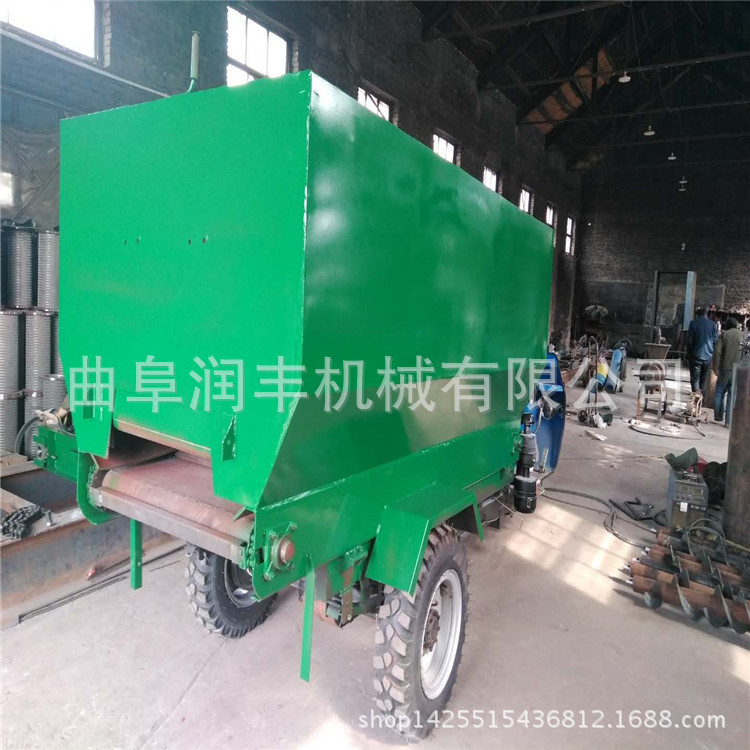 质量过硬的撒料车 漳平饲草两面出料喂料机