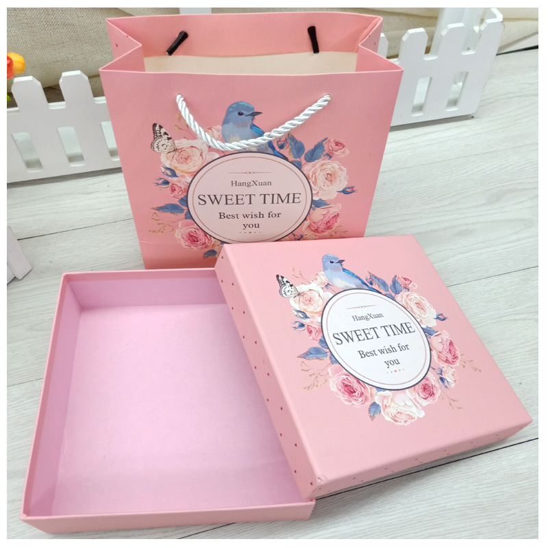 欧式创意结婚礼盒袋伴手礼礼盒结礼品盒空盒批发天地盖盒