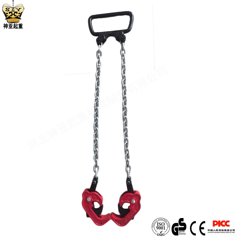 油桶吊钳双链叉车专用油桶吊钳双腿油桶吊钩 油桶专用钳