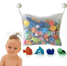 供应儿童浴室玩具收纳袋杂物挂袋厂家直销 批发亚马孙供应