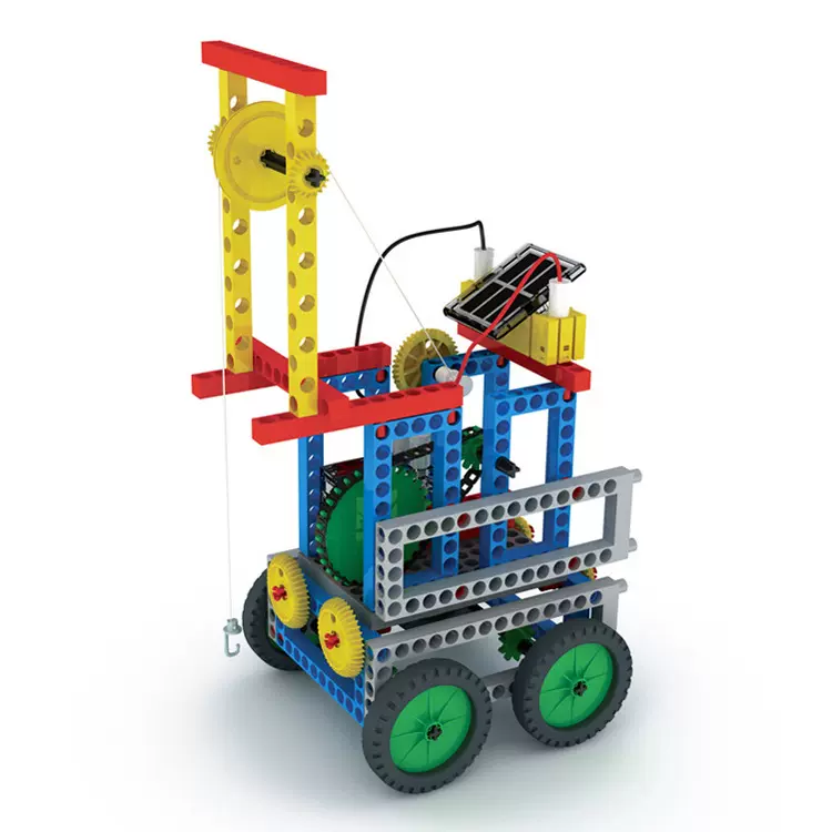 供应SM214849太阳能动态积木241PCS 儿童创意百变模型拼装积木