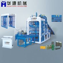 华源QT4-15全自动免烧砖机 水泥制砖机 空心砖机 砌块成型机