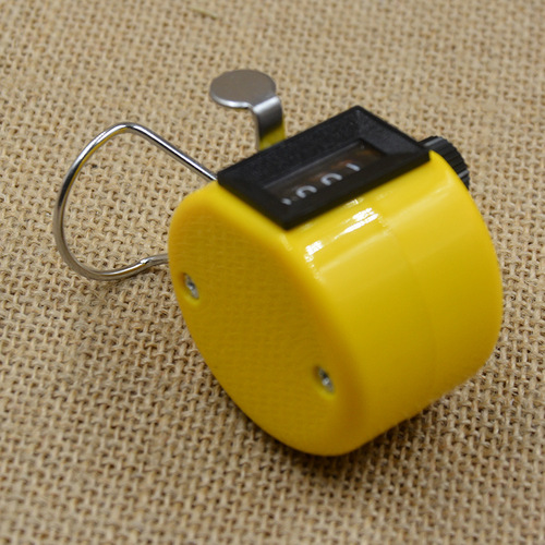 Jinghui Manufacturer 4-Digit Manual Plastic Candy Color Counter Mechanical Cabin People Flow Station Pier Points