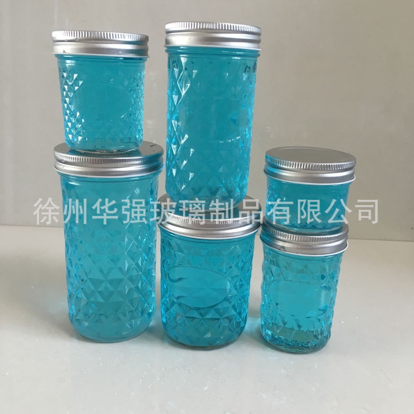 200ml玻璃瓶 鱼子酱玻璃瓶 果酱玻璃瓶透明玻璃瓶