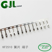 GJLCONN kF2510 间距2.54MM 簧片 冷端子 压线端子 2510接插件