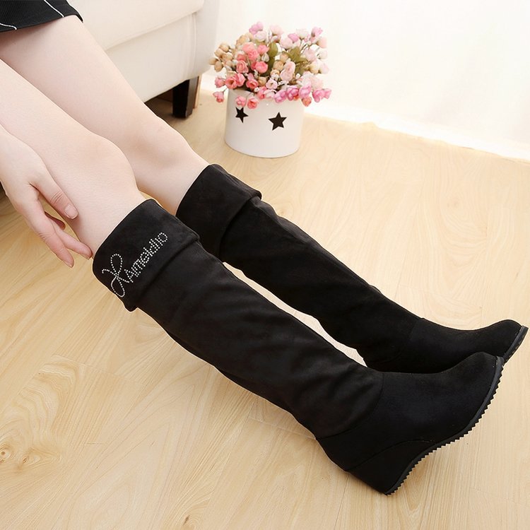 Bottes femme en Daim - Ref 3355238 Image 36