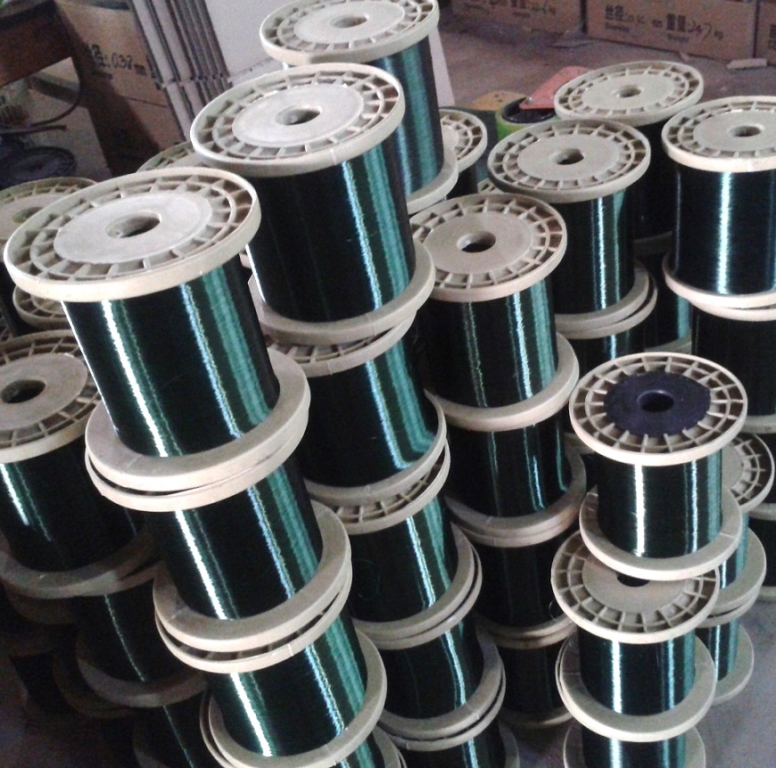 安平宝建直供优质红色0.2毫米烤漆铁丝 真实厂家金属丝