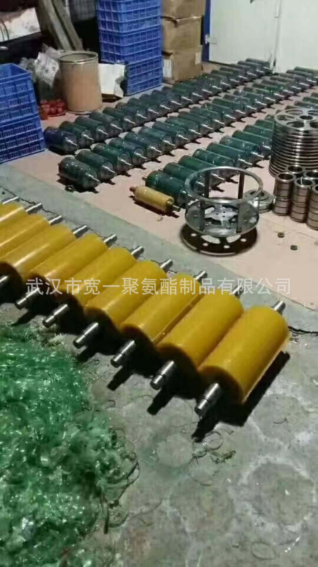 供应湖北宜昌铁轴包胶、铝轮包胶、铁轮包胶、输送轴包胶