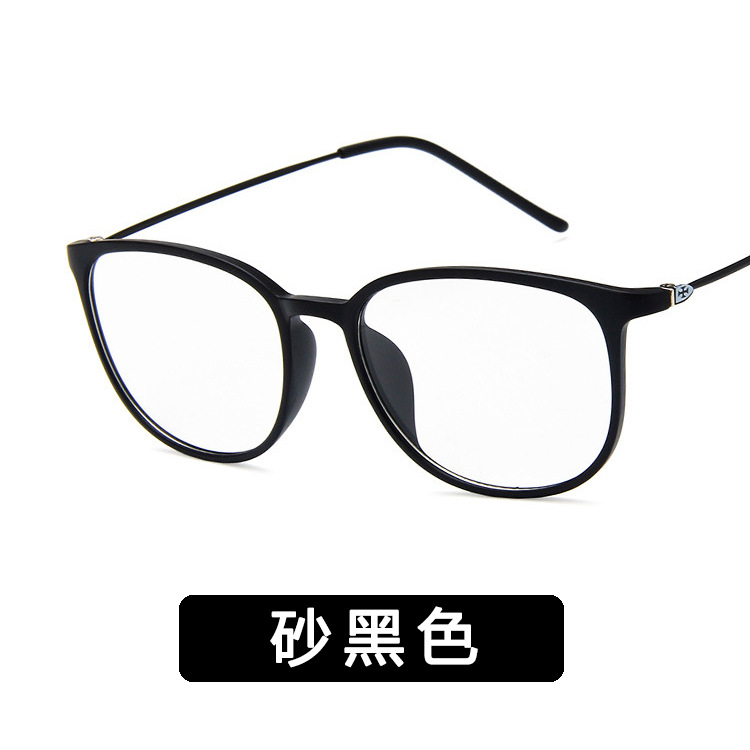 TR90 glasses frame new Korean ultra-light flat mirror retro box optical art with myopia frame 872