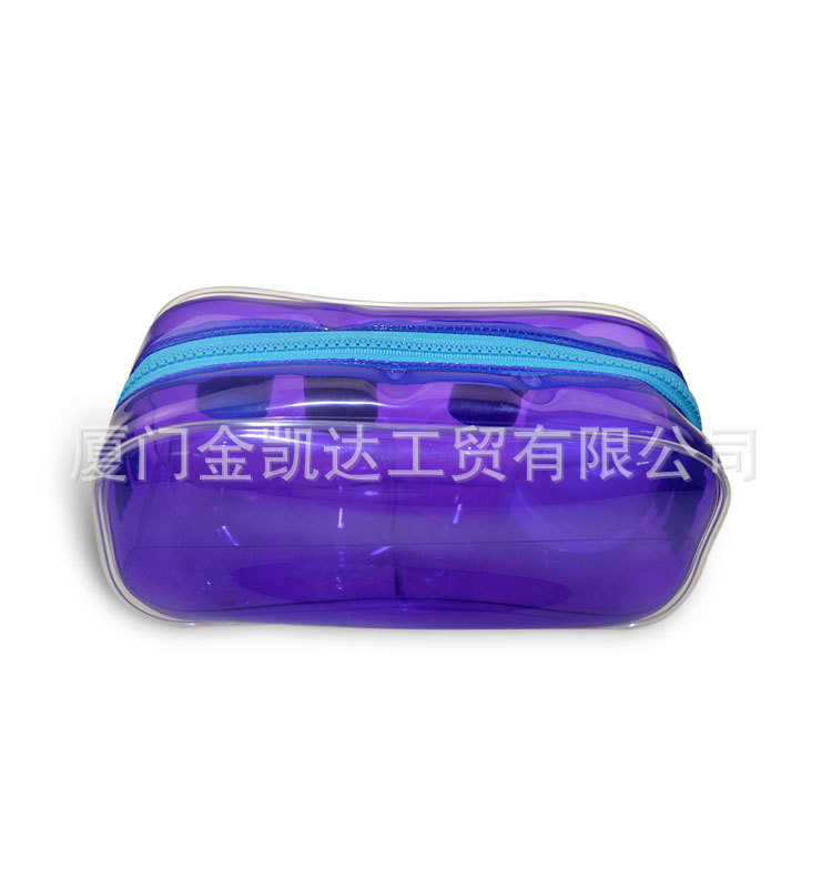 化妆品PVC拉链袋环保胶骨袋透明收纳袋防水化妆品小样收纳包装袋