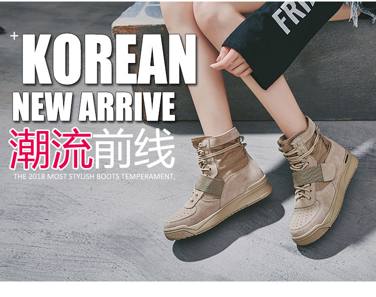 Bottes femme en Cuir + toile - Ref 3354755 Image 11