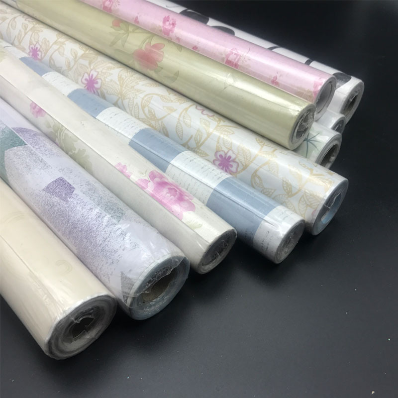 thickening PVC wallpaper autohesion waterproof bedroom a living room decorate wallpaper Wall stickers furniture Retread Countryside style wholesale