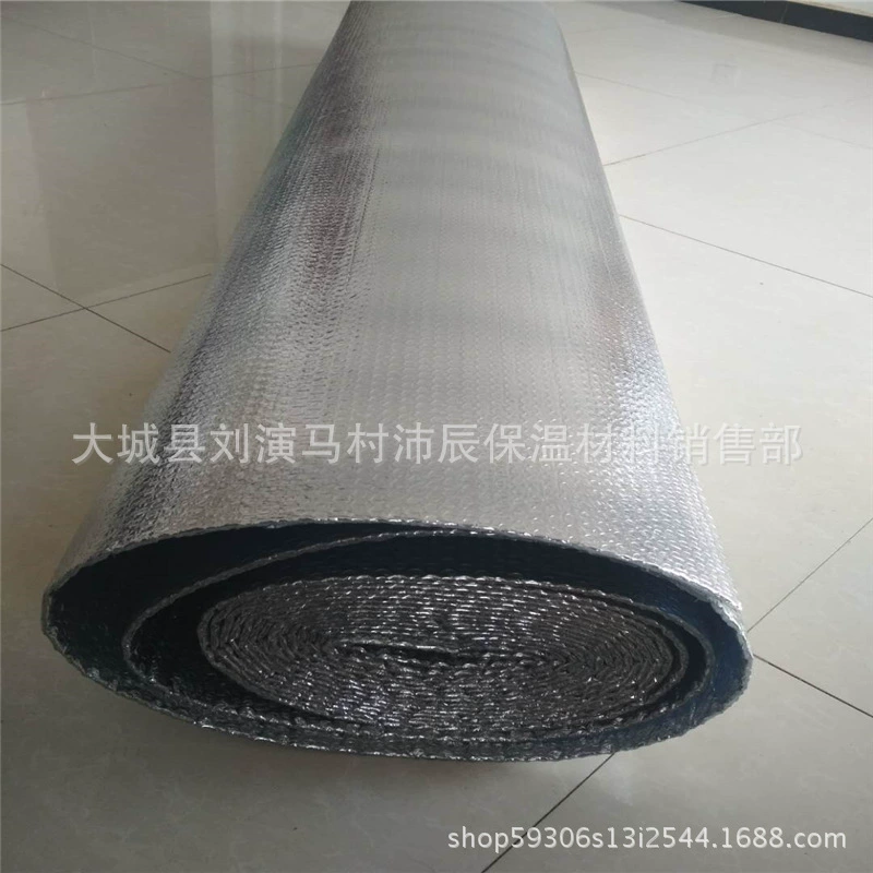 Переработанная Двусторонняя алюминиевая фольга Пузырьковая изоляционная пленка Светоотражающая пленка для крыши Солнцезащитный крем Алюминиевая пленка Изоляционная пленка Изоляционный материал