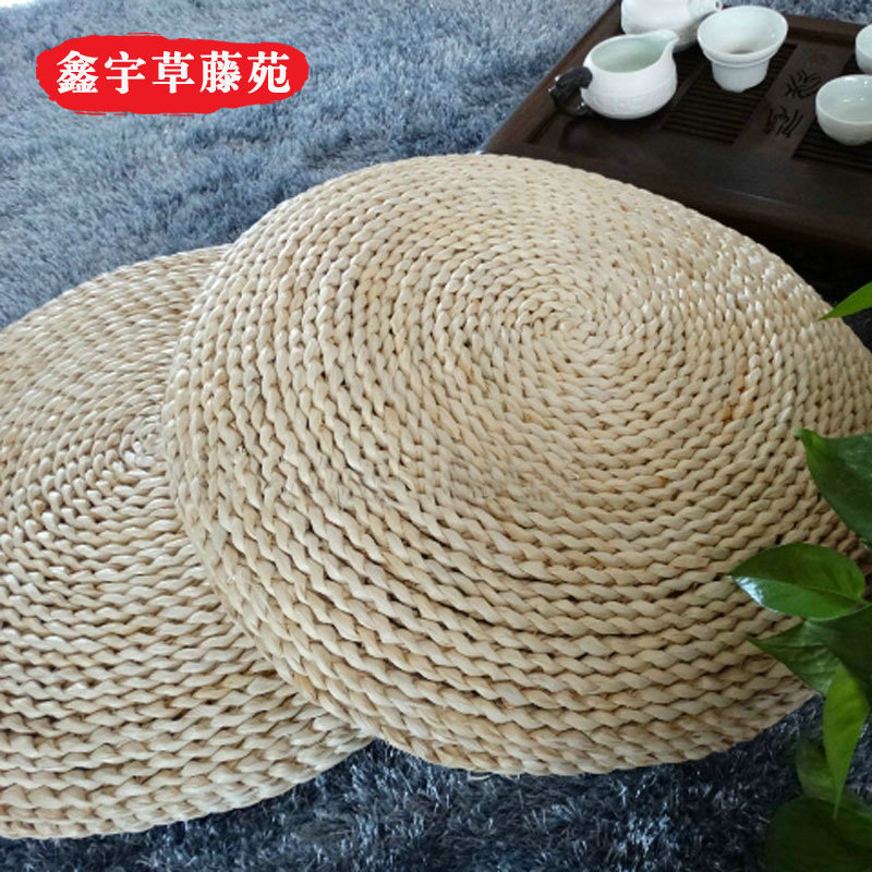 Summer straw yoga mat