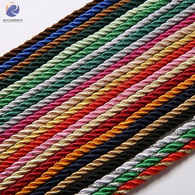 goods in stock wholesale Polyester fiber Three strand rope Three shares Polyester fiber Twisted Rope Three shares Colored rope Customized Gift box Hand Tisheng