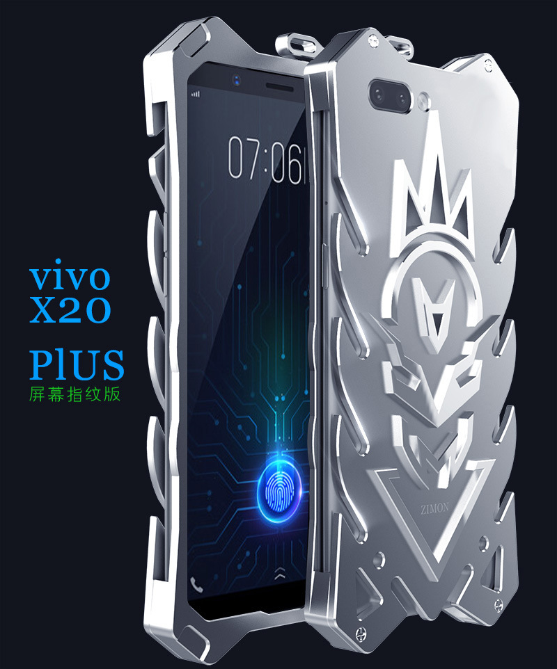 SIMON New THOR II Aviation Aluminum Alloy Shockproof Armor Metal Case Cover for vivo Y20 Plus UD