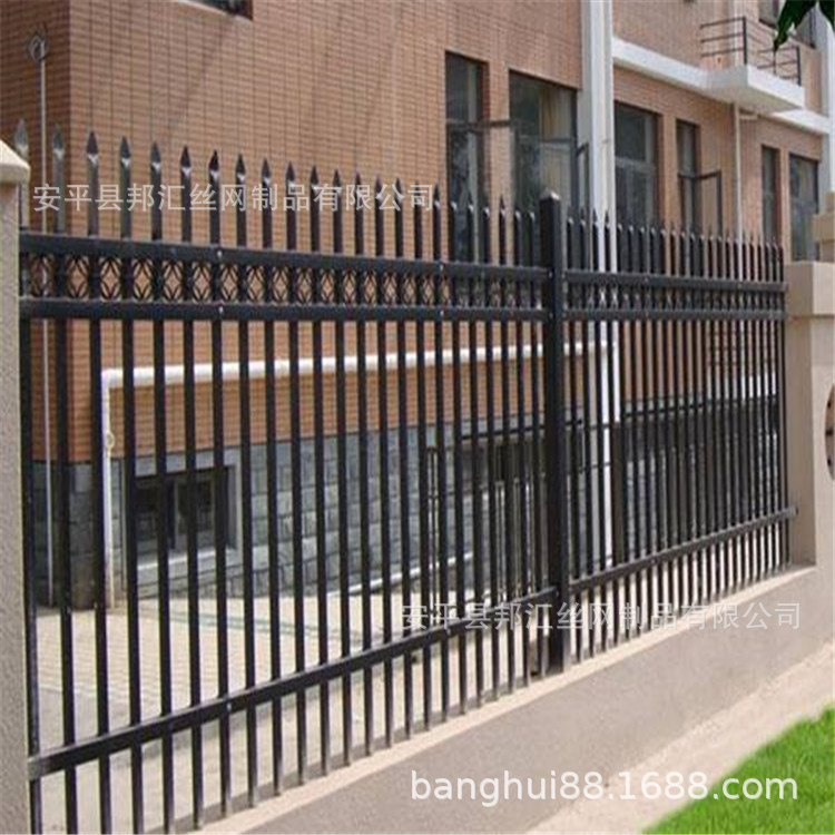 廠家銷售別墅小區外牆柵欄 工廠學校庭院護欄 隔離欄杆 鐵藝圍欄
