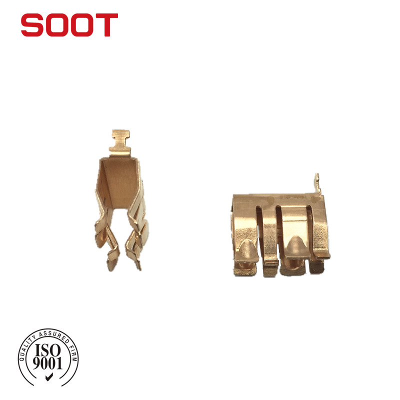 直销插座通用磷铜冲压件 五金冲压配件 冲压接触片 磷铜冲压弹片