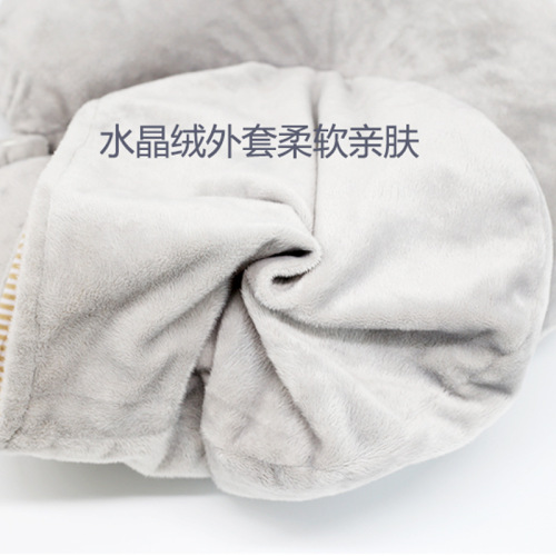 Memory Foam Portable Hat U-Shaped Pillow Office Nap Neck Pillow Airplane Travel Blackout Hooded U-Shaped Pillow Wholesale