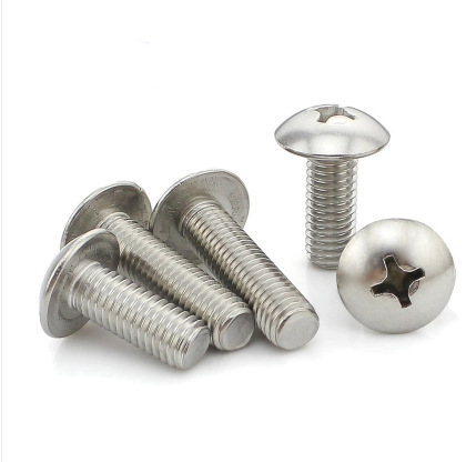 316不锈钢十字大扁头螺丝钉蘑菇伞头M4M5M6*50x55x60x65x70x75x80