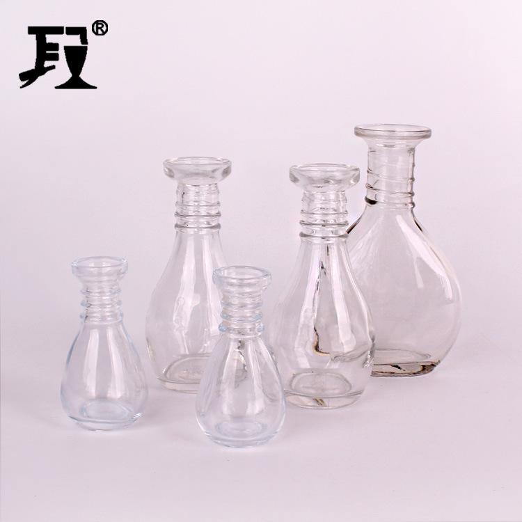 时尚螺旋玻璃沙画瓶 晶白料玻璃小沙瓶画 可定制logo精致工艺品瓶