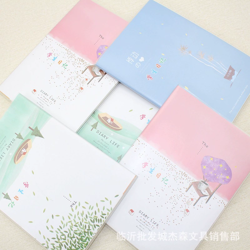 32K D diary Life Fashion Platform Set Book Student Diary Soft Noodles Copy 49 Inner Pages